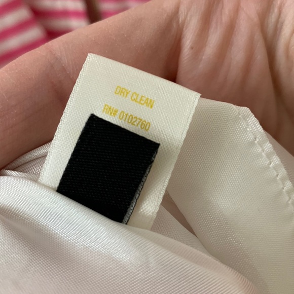 KATE SPADE Pink White Sleeveless Dress with Bow - Picture 10 of 16